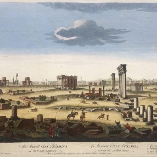 VUE D'OPTIQUE XVIIIe SIECLE