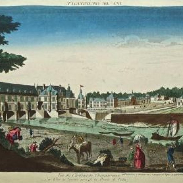 VUE D'OPTIQUE XVIIIe SIECLE