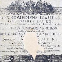 PLACARD POUR LA COMEDIE ITALIENNE