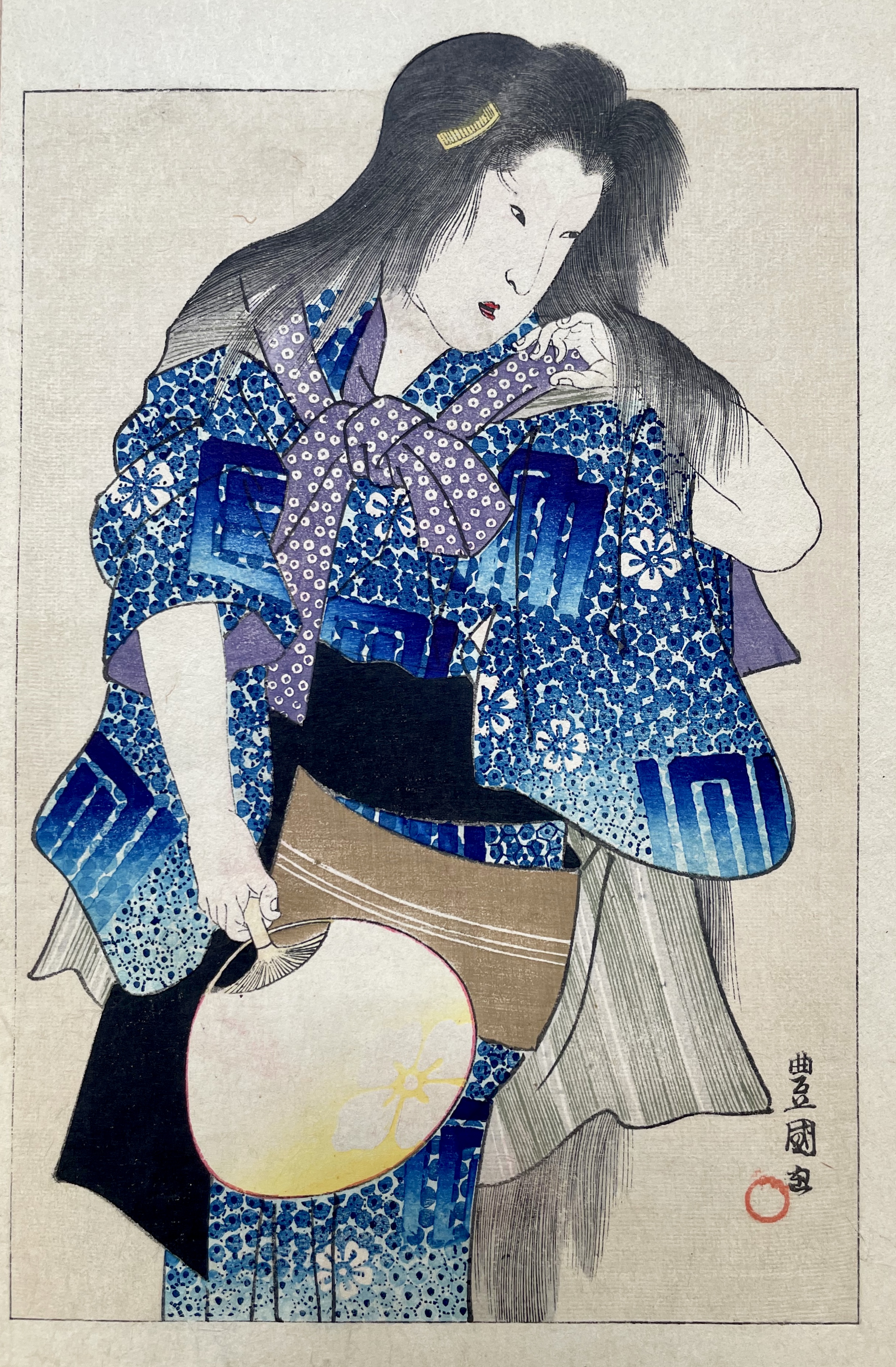 KUNISADA Utagawa, dit TOYOKUNI III (d'aprs)
