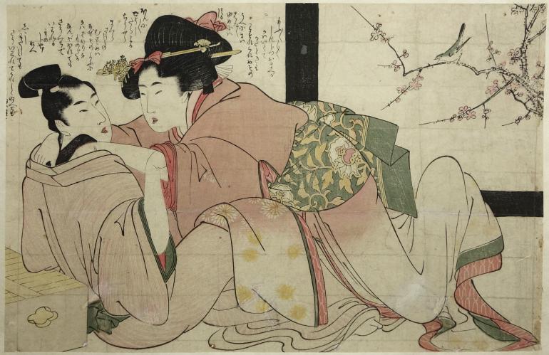 UTAMARO Kitagawa (attribu )