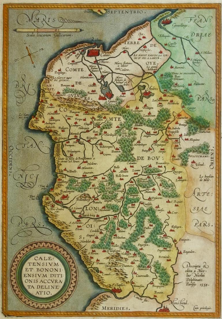 DE NICOLAY Nicolas, Cartographe