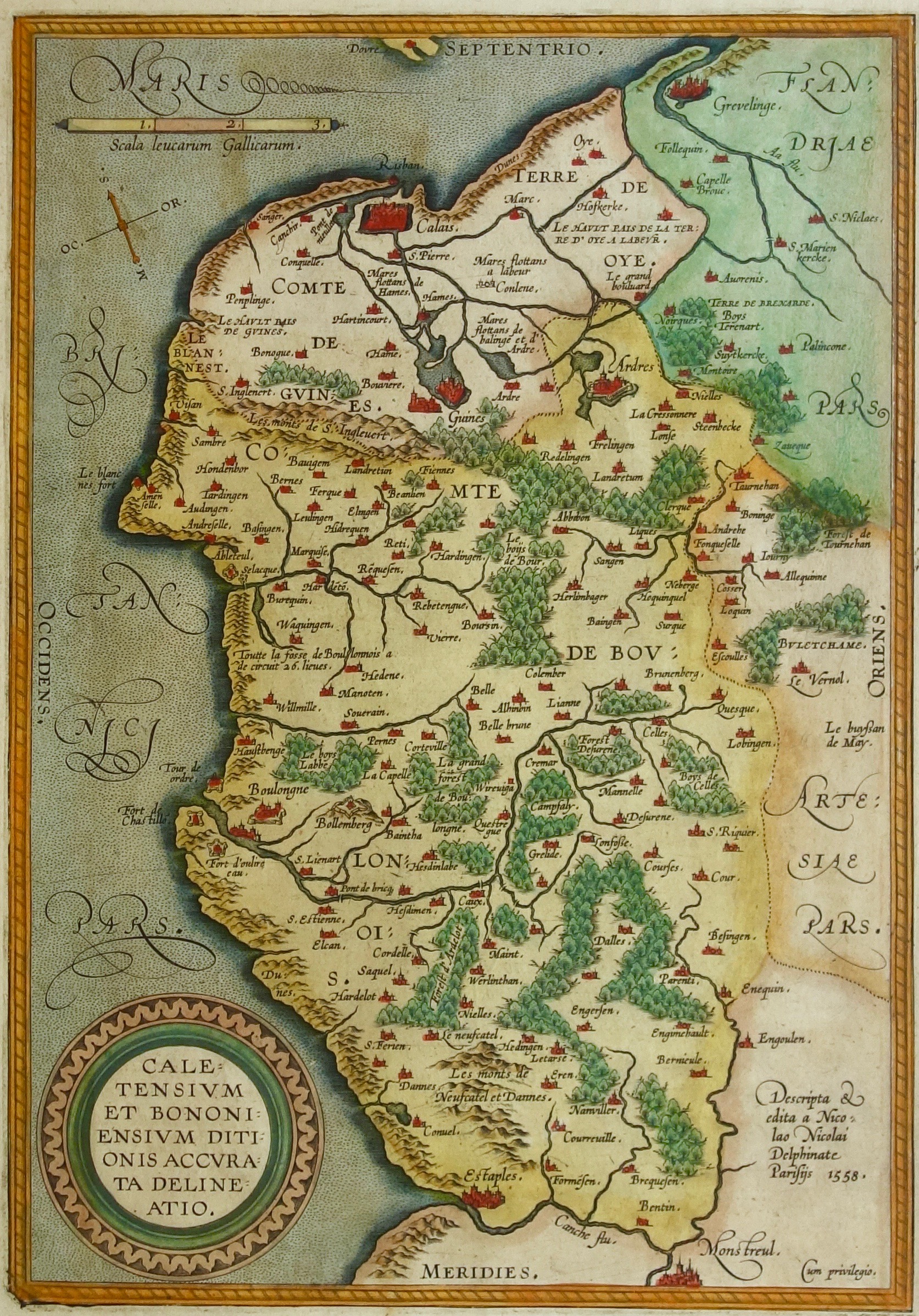 DE NICOLAY Nicolas, Cartographe