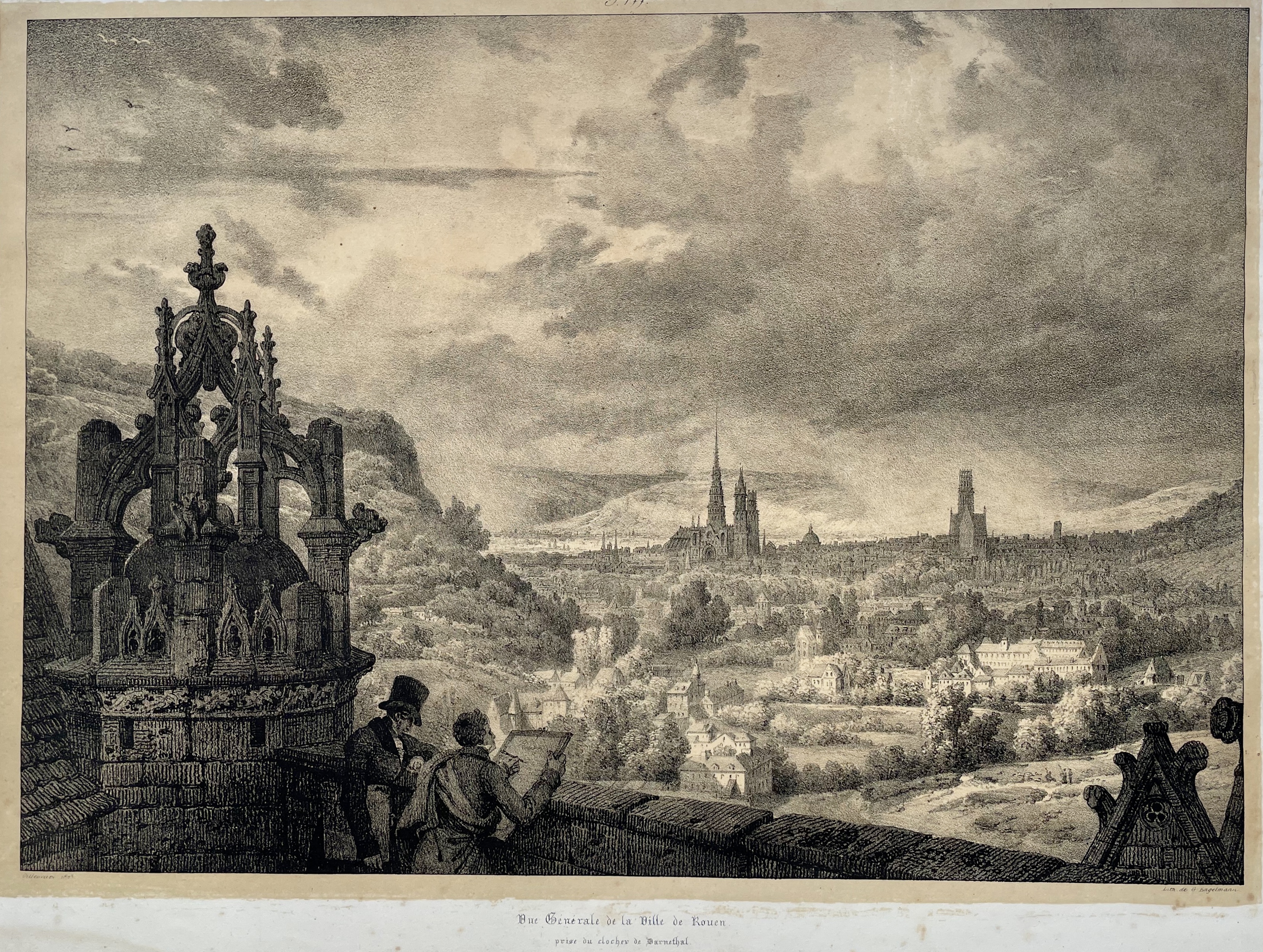 VILLENEUVE Louis Frédéric et ENGELMANN Godefroy (imprimeur-lithographe)