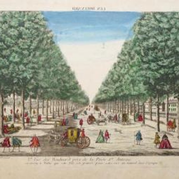 VUE D'OPTIQUE XVIII CENTURY